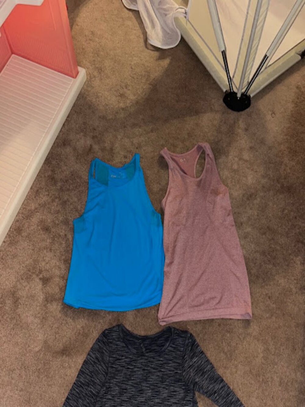 Zyia Active 3 Piece Workout Top Bundle Tanks & Long Sleeve Size M